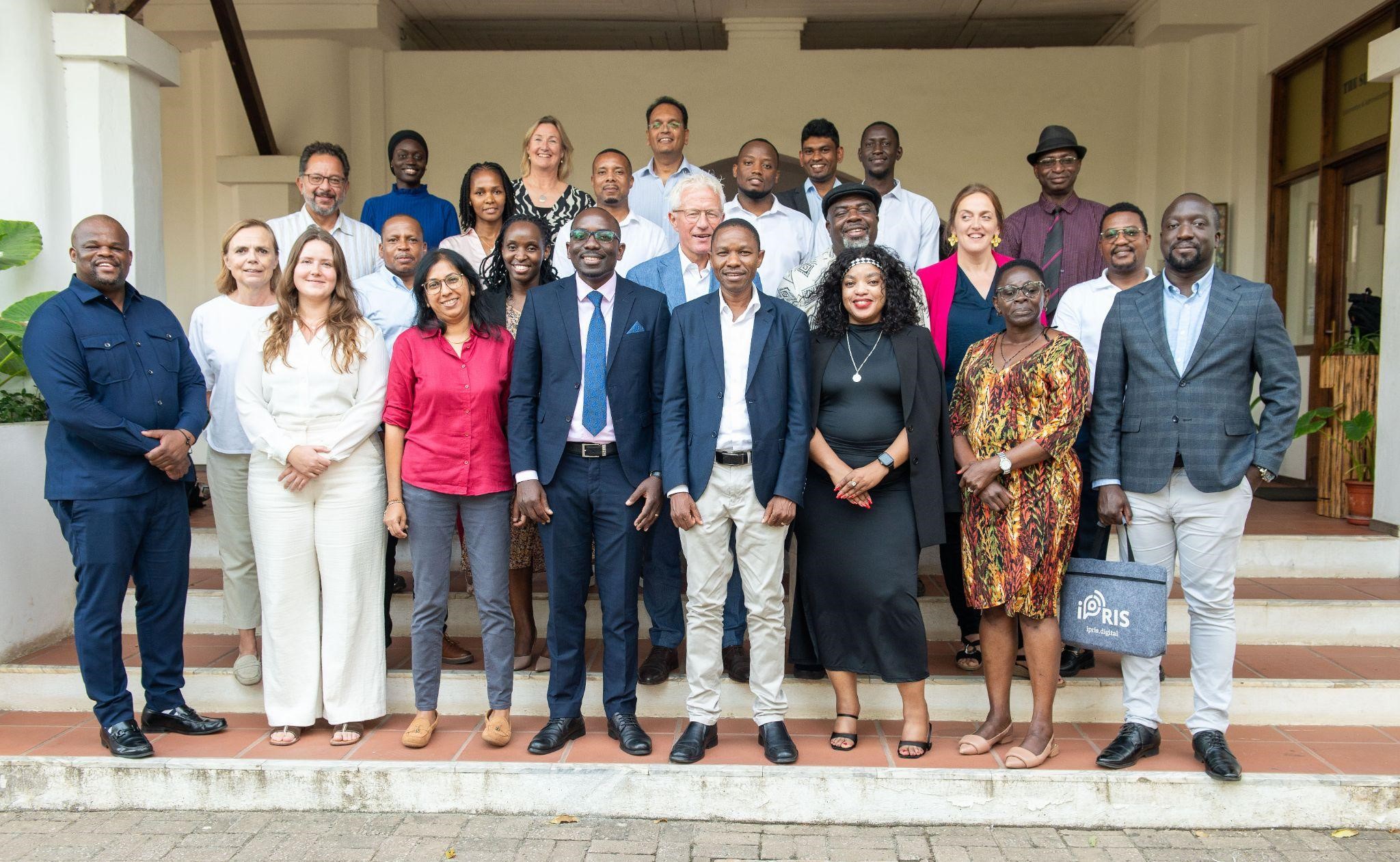 Group photo of the delegates in Dar es Salaam.